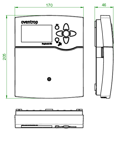 OVENTROP-Heizkreisregler "Regtronic RH" m. Außenfühl.,Fernverst.,Raumtemp.-fühl. OVENTROP-Heizkreisregler "Regtronic RH" m. Außenfühl.,Fernverst.,Raumtemp.-fühl.