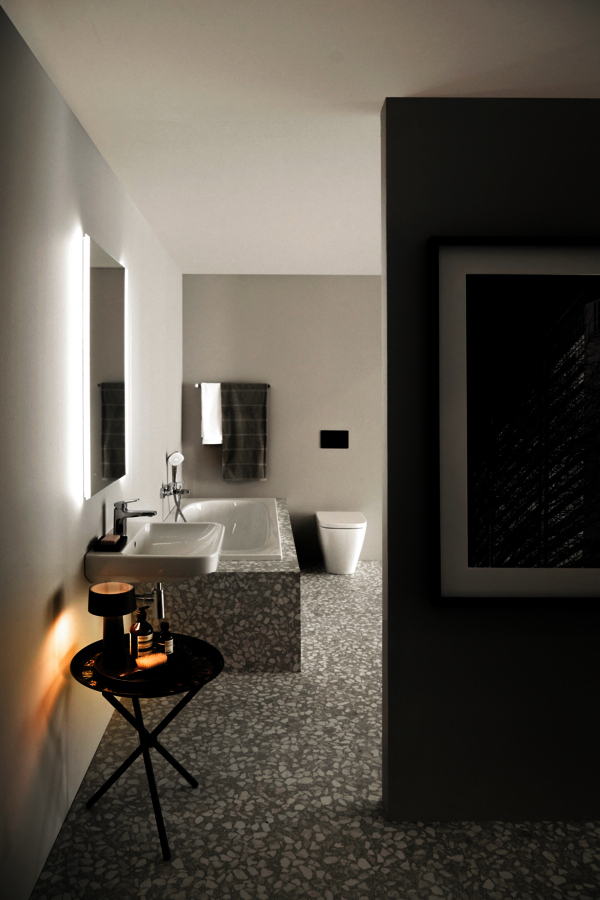 IS Handwaschbecken i.life B 1Hl. m.Ül. 450x380x160mm Weiß