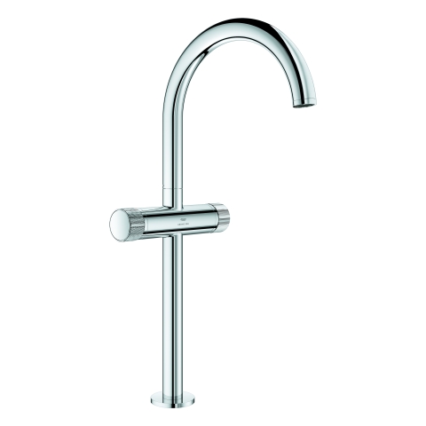 GROHE WT-Einlochbatt. Atrio Private C. 21142 XL-Size Knopfbetätigung chrom