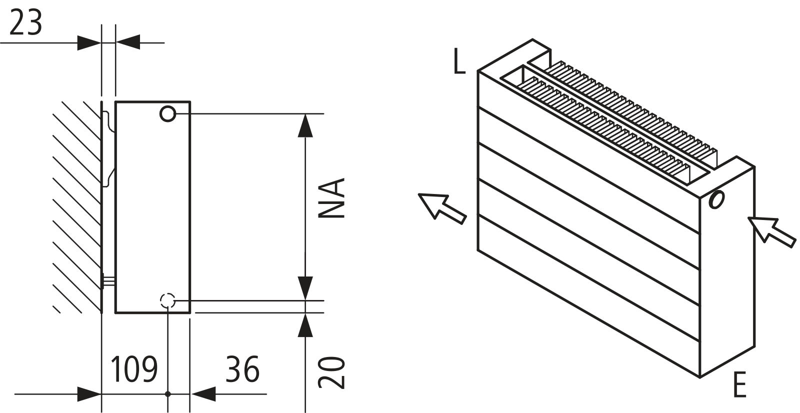 Kermi Heizwand HHN Typ22 BH630x122x1000 QN1617,weiß,6bar,o.Abd,AB 12,LH260