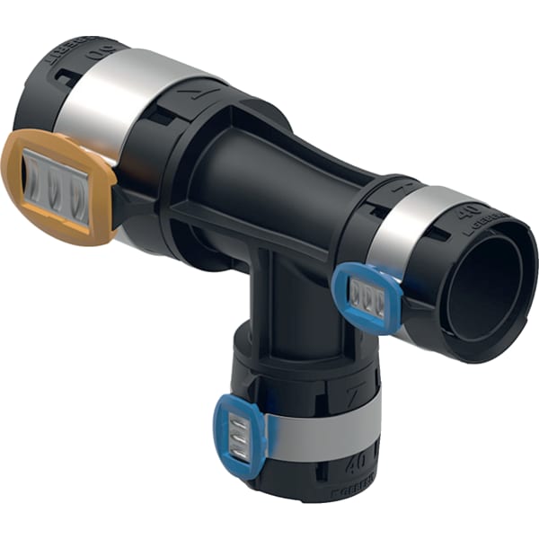 Geberit FlowFit T-Stück reduziert PPSU d50-40-40