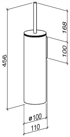 DO Toiletten-Bürstengarnitur, Wandmodell SERIENSPEZIFISCH 83910979 Chrom