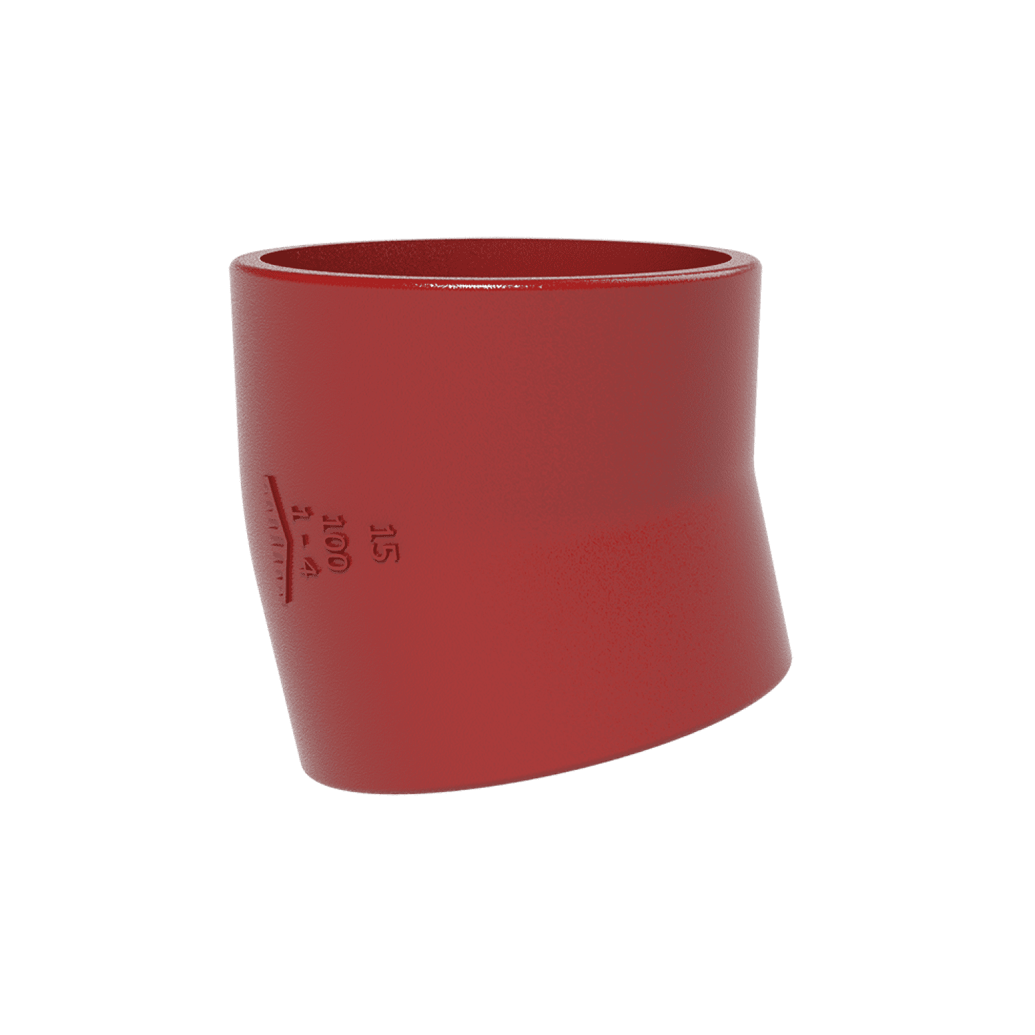 SML-Bogen DN 80, 15 Grad