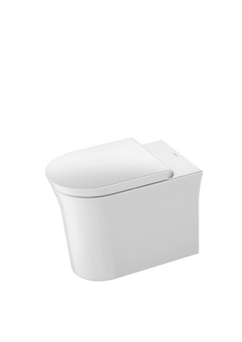 Duravit Stand-WC White Tulip, 580mm, Weiß rimless, TS, Abg.waagr., btw, HYG