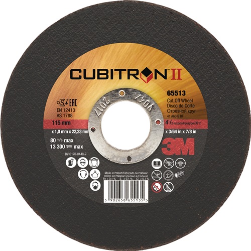 Trennscheibe Cubitron II D125x2,5mm gekr.INOX Bohr.22,23mm 3M Trennscheibe Cubitron II D125x2,5mm gekr.INOX Bohr.22,23mm 3M