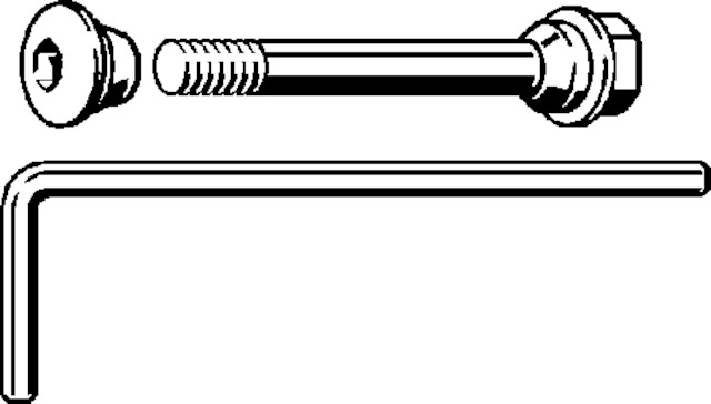 Viega Schraube 6161.93 in M4 x 43mm Chromnickelstahl