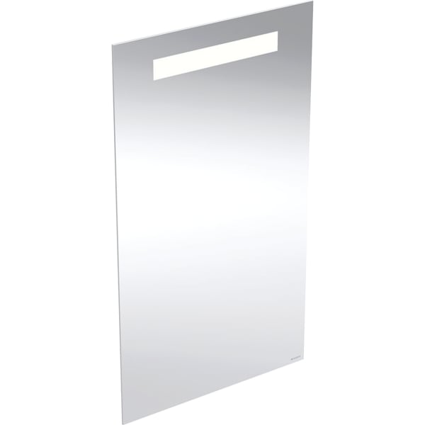 Geberit Option Basic Lichtspiegel, eckig Beleuchtung oben, 40x70x3cm, alu. elox
