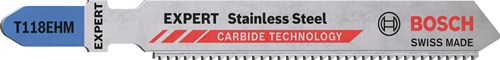 Stichsägeblatt Stainless Steel T 118 EHM Gesamt-L.83mm Zahnt.1,4mm 3 St./Karte Stichsägeblatt Stainless Steel T 118 EHM Gesamt-L.83mm Zahnt.1,4mm 3 St./Karte