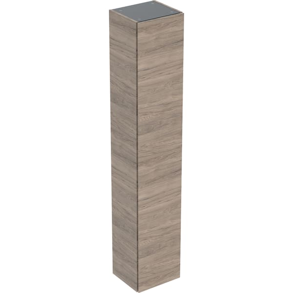Geberit Renova Plan Hochschrank mit 1 Tür 33x180x29,8cm, Nussbaum hickory