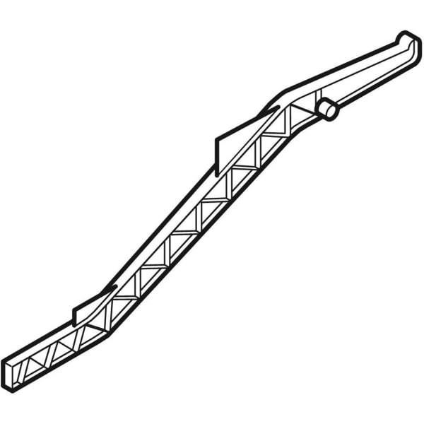 Geberit Betätigungshebel zu Geberit AP-SPK AP127 weiß-alpin