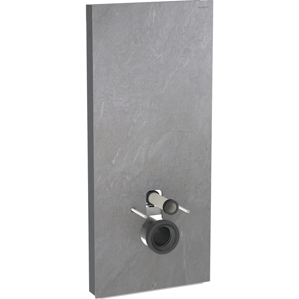 Geberit Monolith Sanitärmodul für Wand-WC 114cm Steinzeug Schieferoptik, Alu.