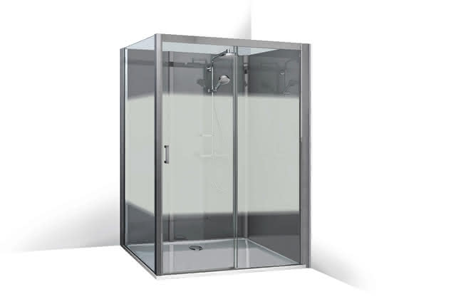 Roth Komplettdusche Vinata Spirit Eck Hoch anthrazit 1360x777 ESG Flow