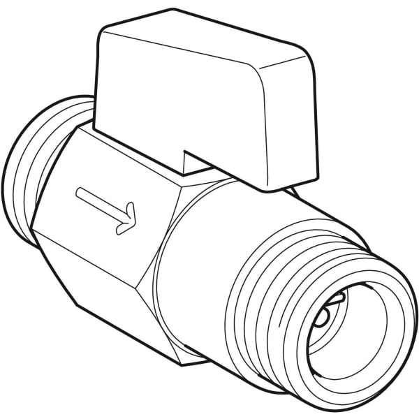 Geberit Kugelhahn G3/8 / G3/8 Geberit Kugelhahn G3/8 / G3/8