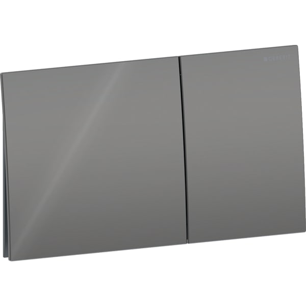 Geberit Sigma70 BetPl., eckig, f. 2-Mengen-Sp lava, Glas