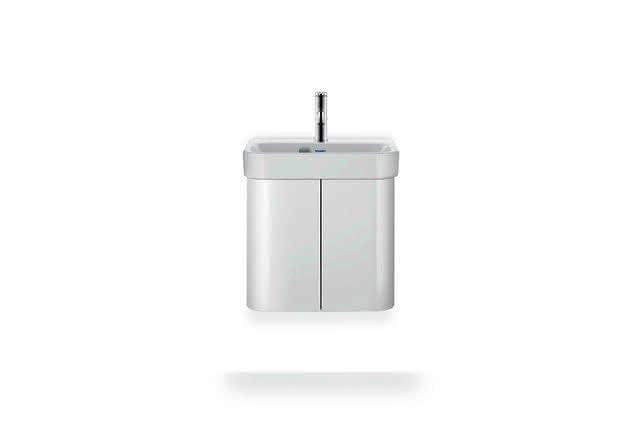 DU Möbel-Handwaschbecken Happy D.2 500mm mit ÜL, mit HLB, 1 HL, weiß
