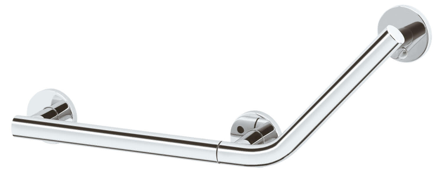 KEUCO Winkelgriff Plan Care 34907, 135 Gr rechts, verchromt, 673/266 mm