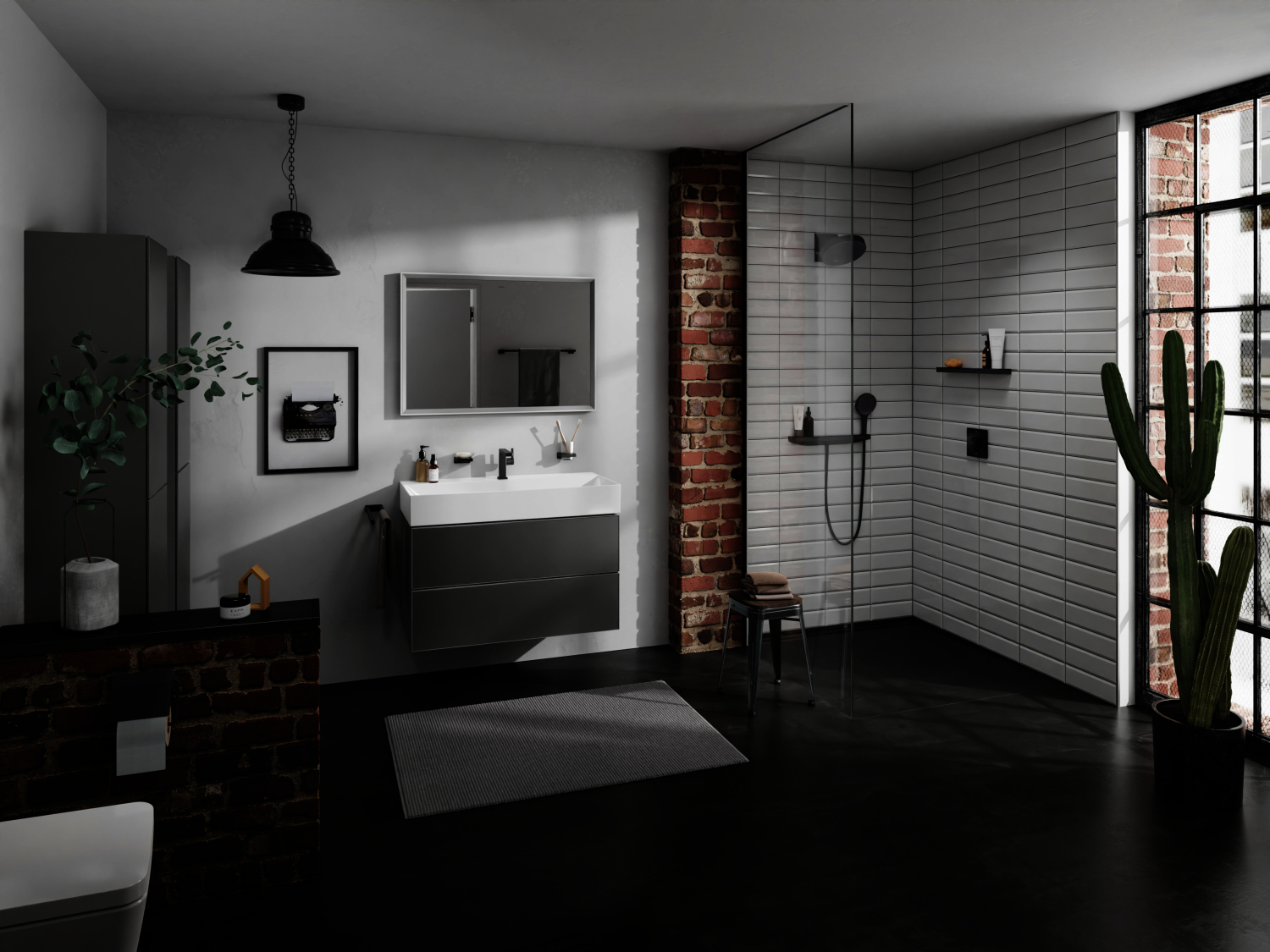 Hansgrohe WTM 110 Tecturis E Fine CoolStart ohne Ablaufgarnitur MSW