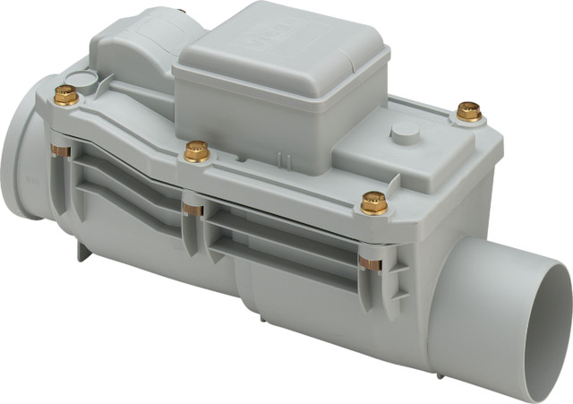 Viega Rückstausicherung 4987.1 in 100mm Kunststoff grau