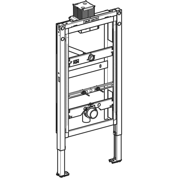 Geberit Duofix Element f. Urinal, 98 cm universell, f. Betätigung von oben