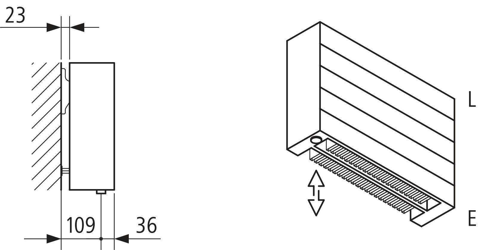 Kermi Heizwand HHN Typ22 BH840x122x2600 QN5218,weiß,6bar,m.Abd.,AB 12,LH540
