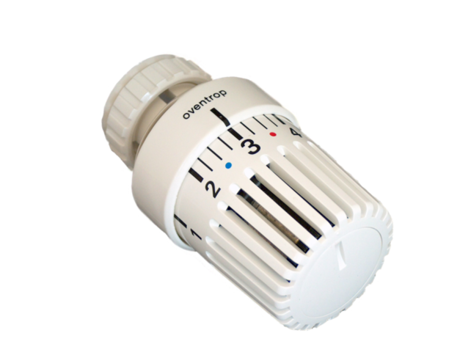 OVENTROP-Thermostat "Uni LD" 7-28 C, 0 * 1-5, Flüssig-Fühler, weiß