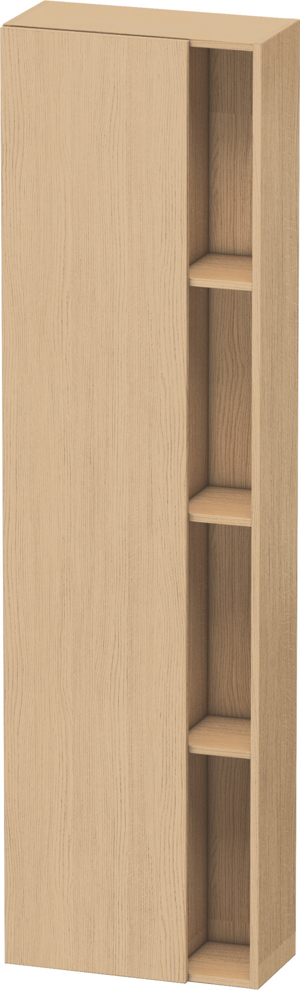 Duravit Hochschrank DuraStyle,240x500x1800mm, 1Tür,TA links, Eiche Natur