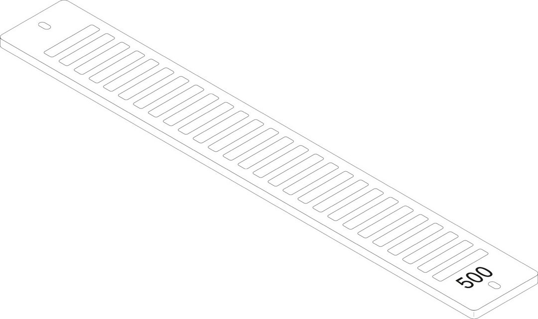 BOSCH Ersatzteil TTNR: 87183401050 Aufsteckgitter 10/11-500 RAL9016 everp