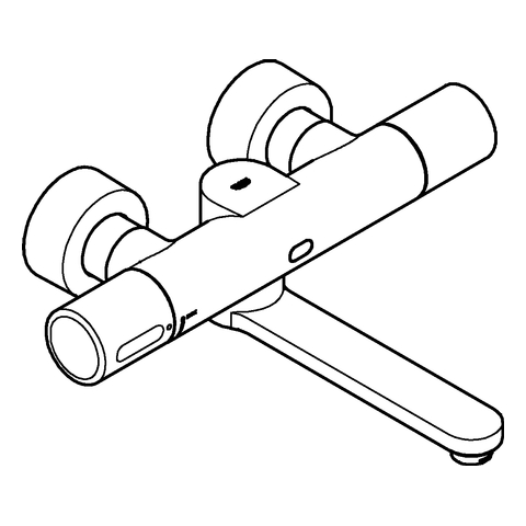 GROHE IR-WT-Wandarmatur Eurosmart CE Special 36455 M-Size THM/Misch. 6V chrom