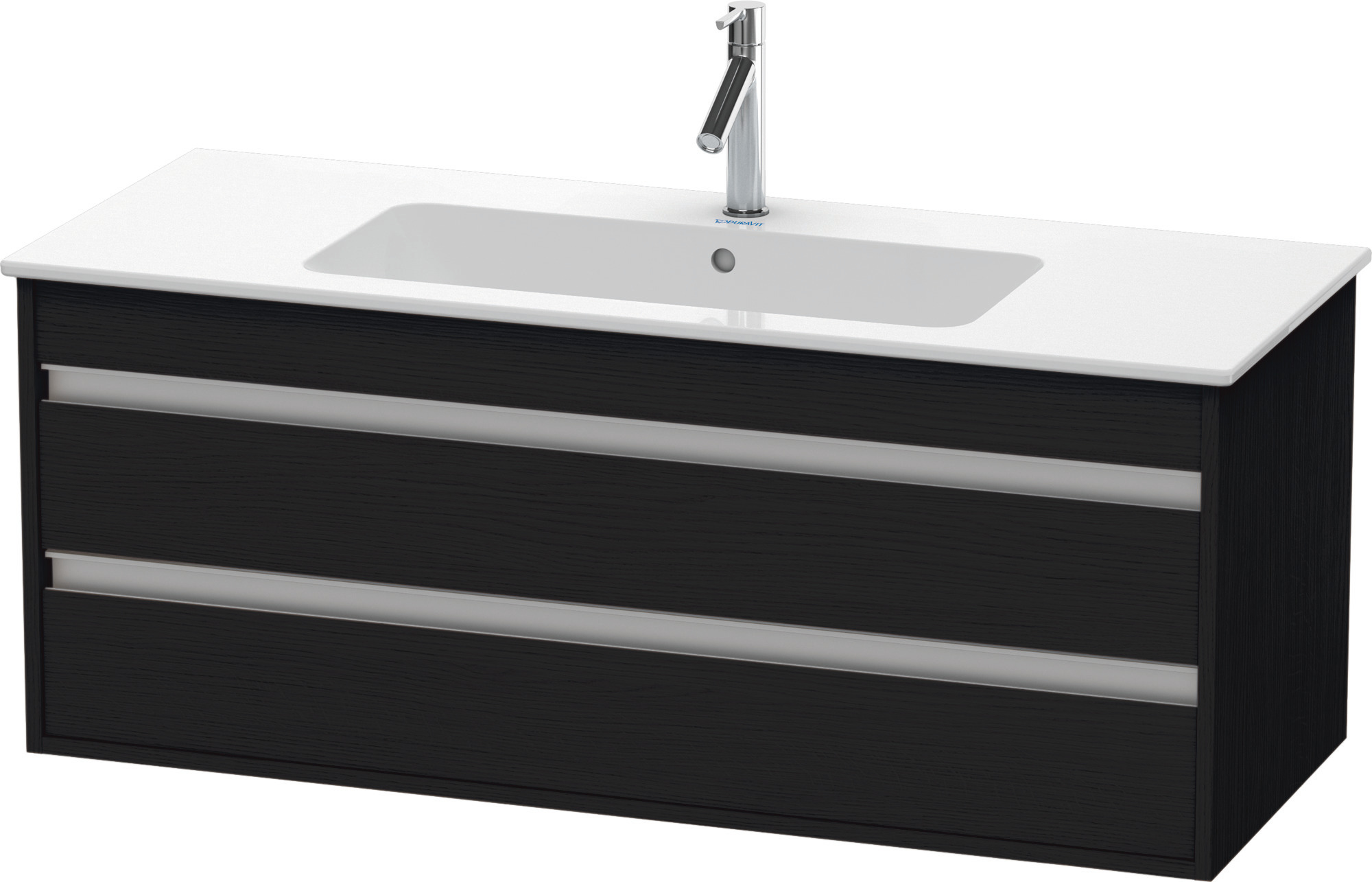 Duravit WTU Ketho f. ME by Starck, 2 Schubk. 480x1200x475mm, Eiche Schwarz