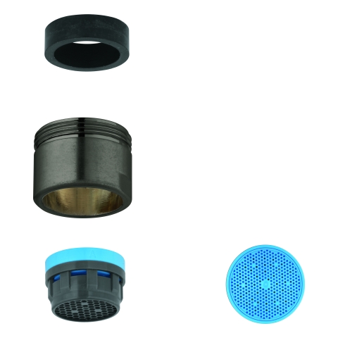 GROHE Mousseur 64186 hard graphite gebürstet
