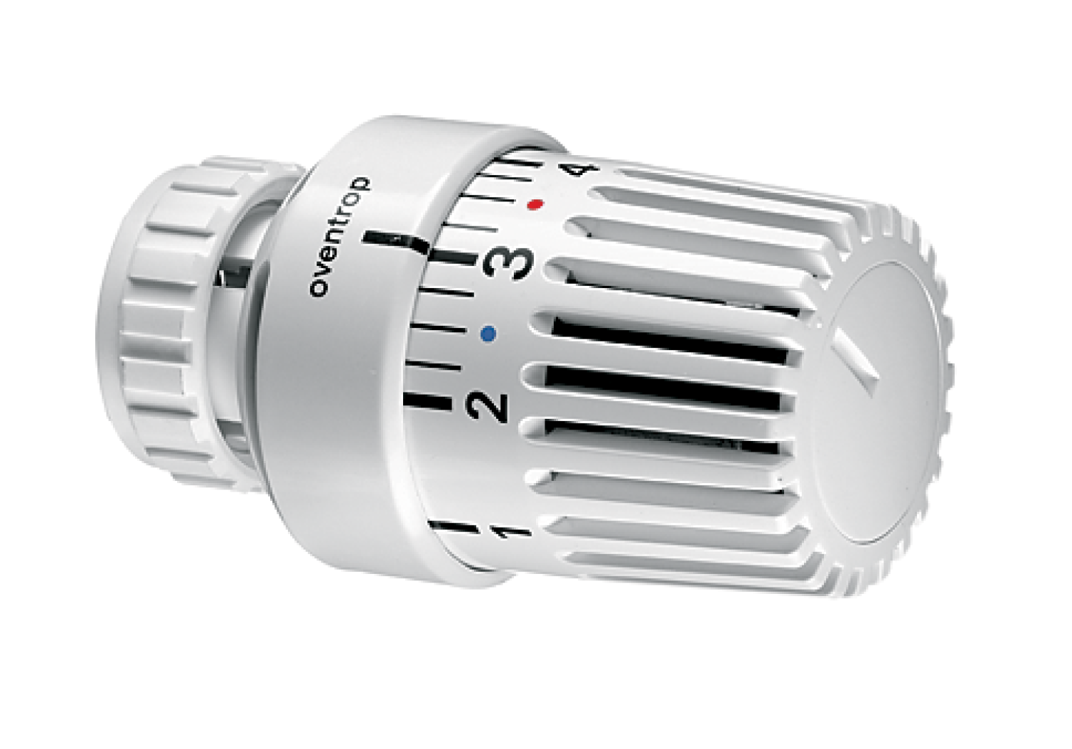 OVENTROP-Thermostat "Uni LD" 7-28 C, * 1-5, Flüssig-Fühler, weiß