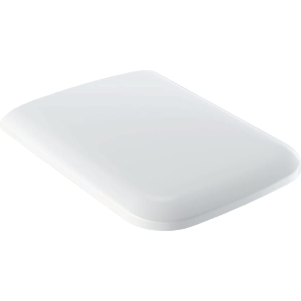 Geberit iCon WC-Sitz eckig, Bef. von oben mit Absenkautomatik, Quick Release, weiß