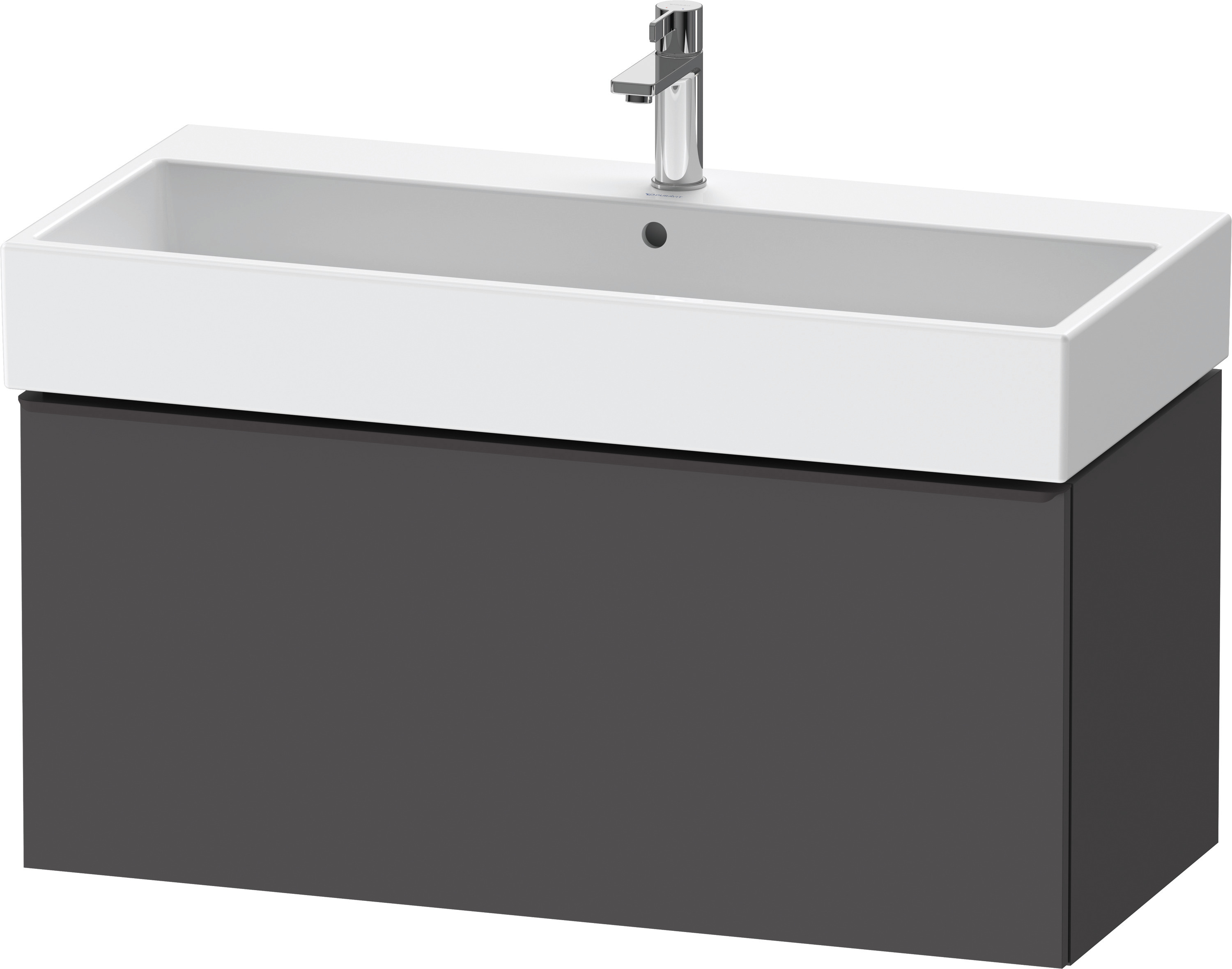 Duravit D-Neo WTU,Wdh,Ausz:1,Gr:Diamant Schw. 984x442x440mm,Graphit Matt, Dekor