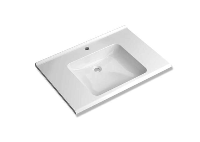 HEWI Waschtisch S-Form, modular ohne Überlauf, 850x550mm, 1 HL