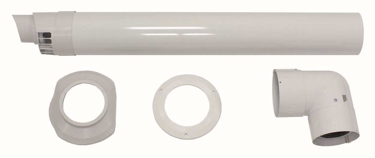 Vaillant Dachdurchführung Brennwert waager. Luft-/Abgasführung, PP, 80/125mm