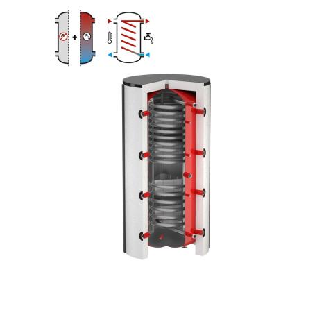 Flamco Frischwasser-Pufferspeicher Flextherm FWP 750 L emailliert