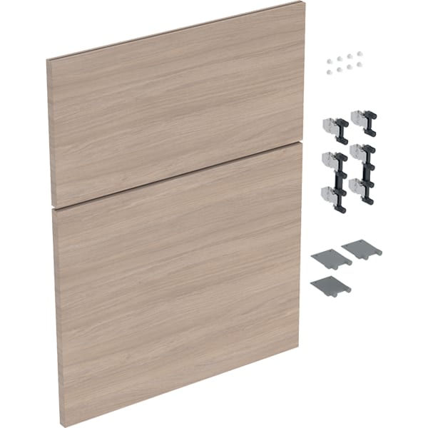Geberit Schubladenfront Set für iCon Seitenschrank B:45cm, Eiche natur