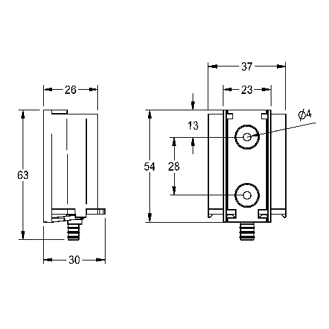 AR Batteriefach, Halterung, Batterie 6 VDC