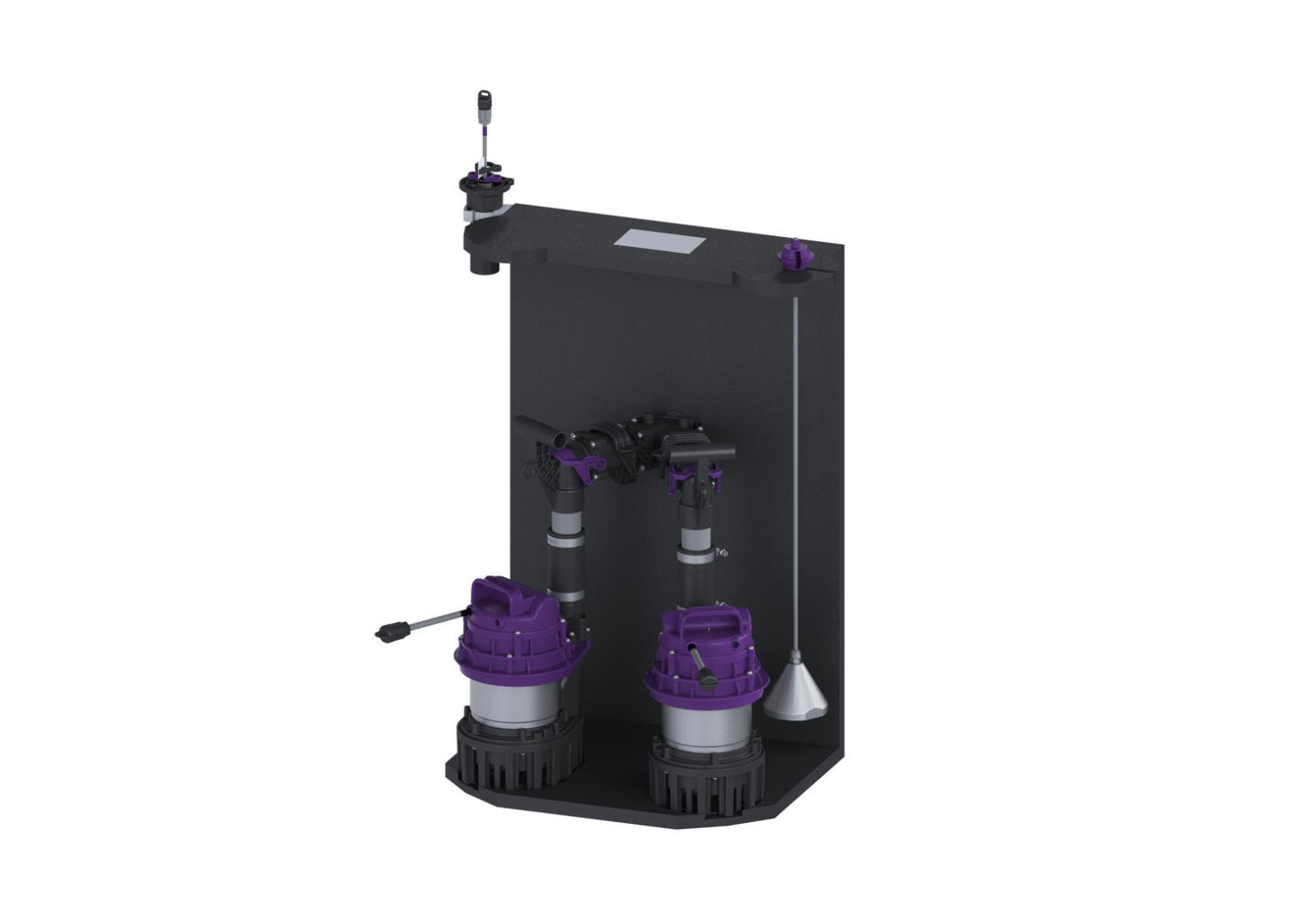 KESSEL-Pumpanlage Aquapump Retrofit Duo, GTF 1000, Tauchglocke