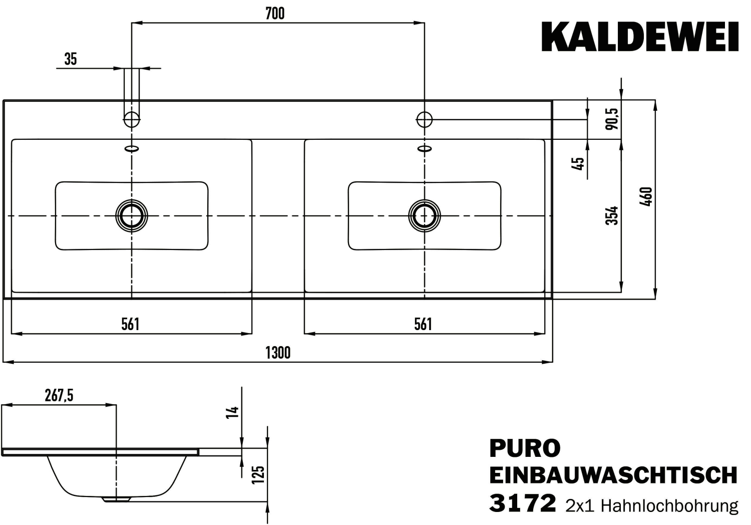 KA WB CONO Mod.3086,900x500mm,alpwm,PEFF ,AD,m. 1HL,oÜL