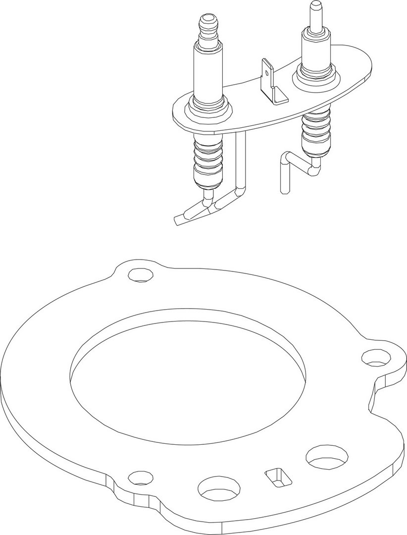 BOSCH Ersatzteil TTNR: 87379035360 Elektroden-Set