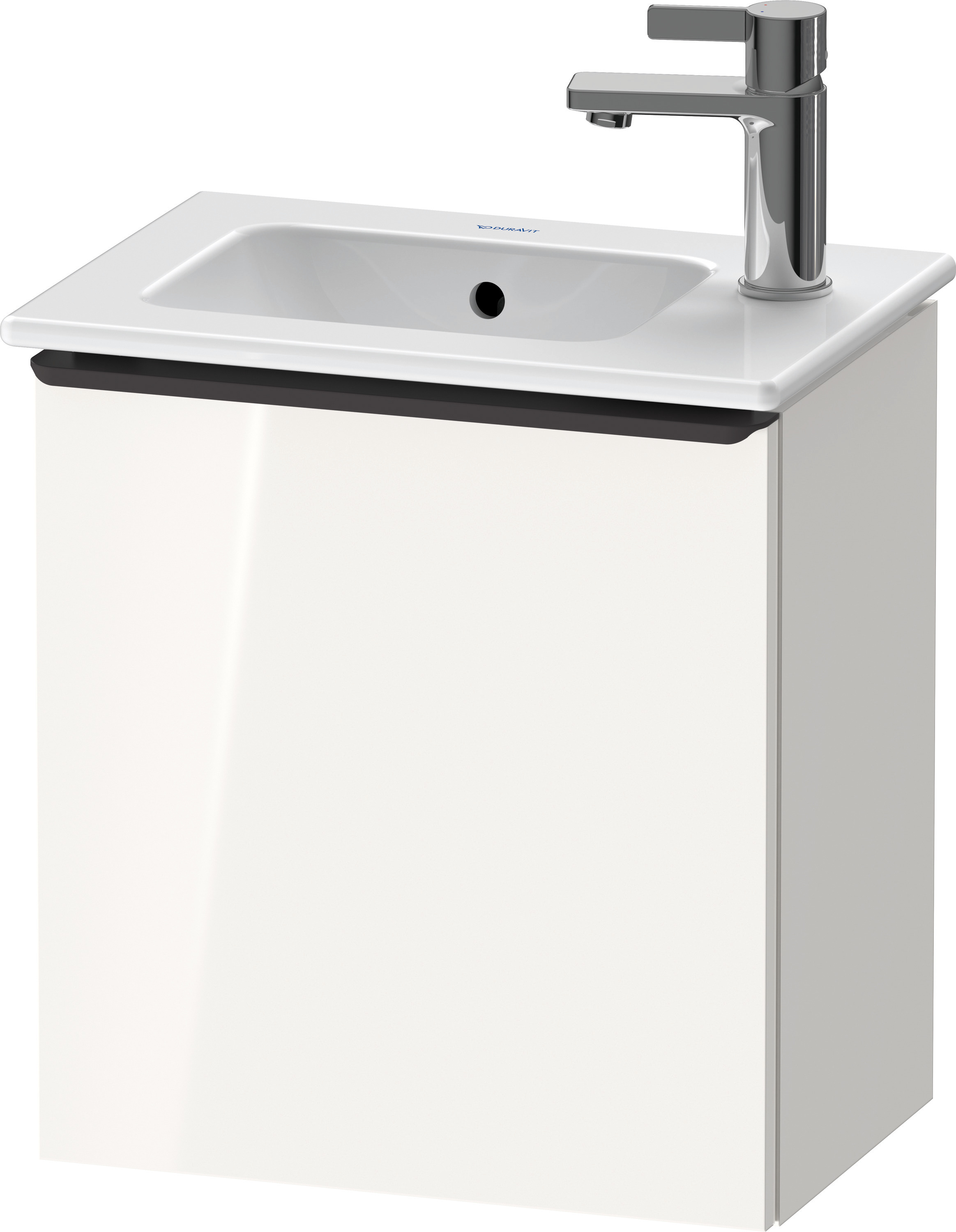 Duravit D-Neo WTU,Wdh,Tür:1,TA:LI,Gr:Dia.Schw 410x274x440mm,Weiß Hochglanz,Dekor