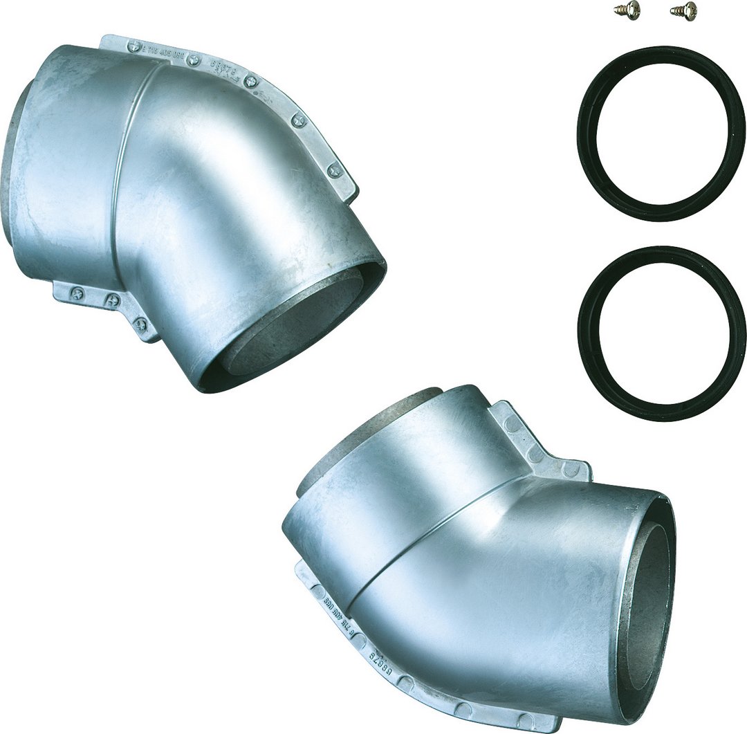 BOSCH Abgaszubehör AZ 201 2 Doppelrohrbögen 45 Gr, d:80/110mm