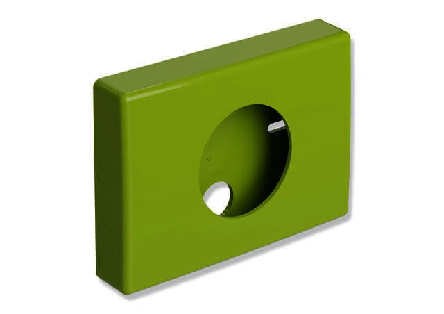 HEWI Hygienebeutelspender, B:143mm, H:103mm, T:27mm apfelgrün
