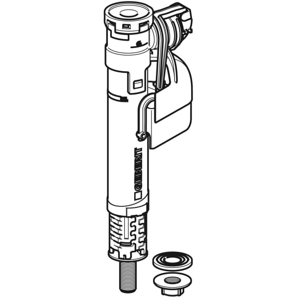 Geberit Typ 360 Füllventil WA unten 3/8", Nippel aus Kunststoff, GB