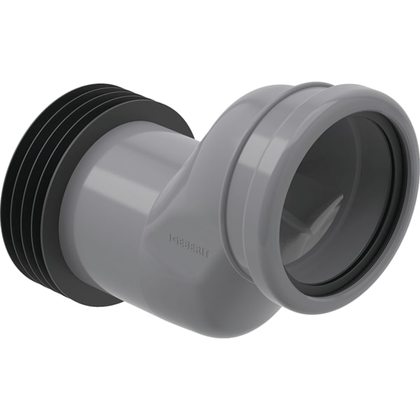 Geberit Set Anschlussstutzen für Wand-WC 5 cm etagiert d90/di90, grau