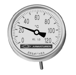 ARI Thermo-Anzeige ZESA, GESA 0-120 Grad Celsius, DN20-40