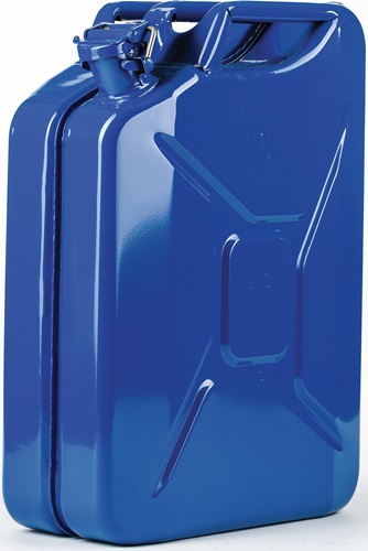 Kraftstoffkanister Inh.20l Signalblau RAL 5005 Stahlbl.L345xB165xH470mm VALPRO Kraftstoffkanister Inh.20l Signalblau RAL 5005 Stahlbl.L345xB165xH470mm VALPRO