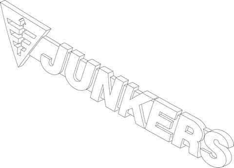BOSCH Ersatzteil TTNR: 87111459280 Logo Junkers