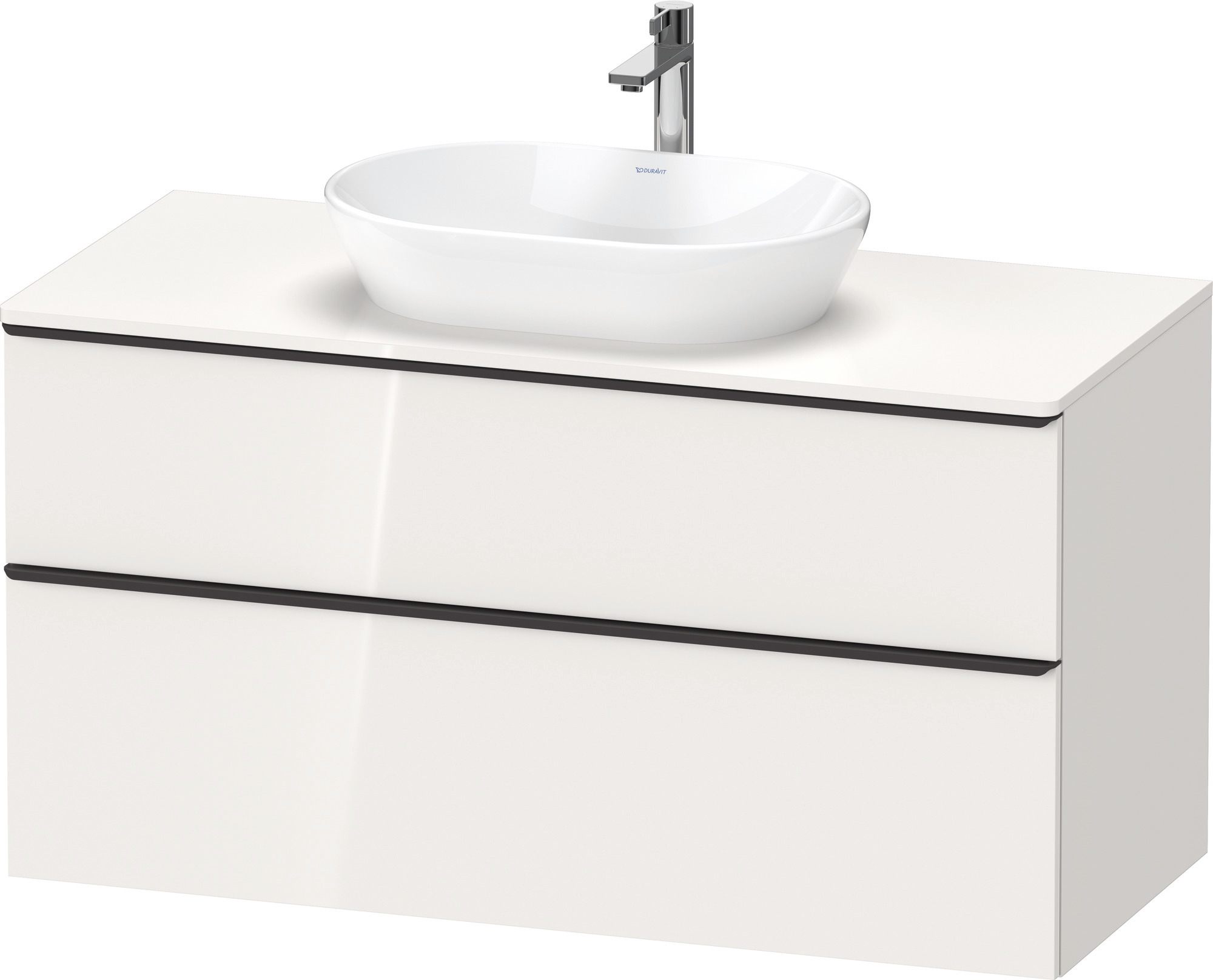 DU D-Neo,Kons-WTU,AZ:1,SBK:1,Gr:Dia Schw 1200x550x644mm,Wandh.Weiß Hochglanz,Dek